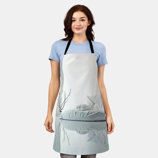 Minimalistisch Zen-interieurontwerp Schort (Gedragen)