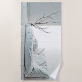Minimalistisch Zen-interieurontwerp Strandlaken (Voorkant)