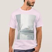 Minimalistisch Zen-interieurontwerp T-shirt (Voorkant)