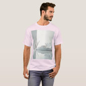 Minimalistisch Zen-interieurontwerp T-shirt (Voorkant volledig)