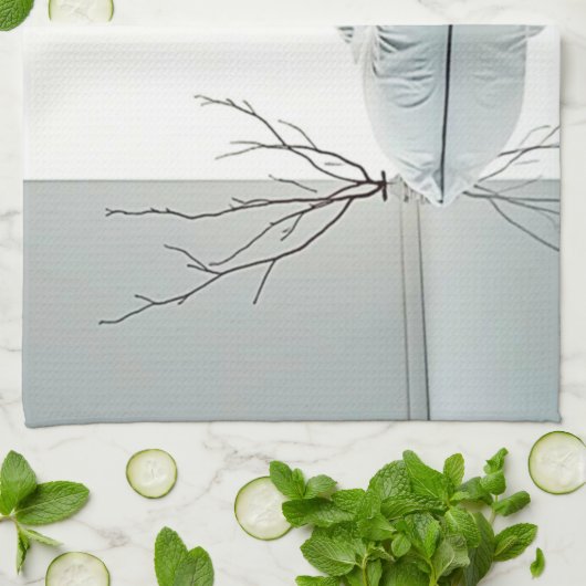 Minimalistisch Zen-interieurontwerp Theedoek (Gevouwen)