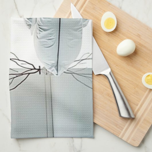 Minimalistisch Zen-interieurontwerp Theedoek (Quarter Fold)