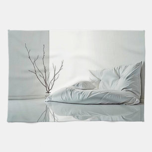 Minimalistisch Zen-interieurontwerp Theedoek