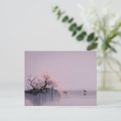 Minimalistisch Zen landschap Briefkaart (Staand voorkant)