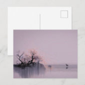 Minimalistisch Zen landschap Briefkaart (Voorkant / Achterkant)