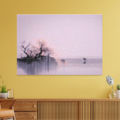 Minimalistisch Zen landschap Canvas Afdruk (Insitu (Woonkamer))