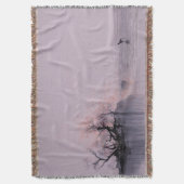 Minimalistisch Zen landschap Deken (Voorkant Verticaal)