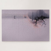 Minimalistisch Zen landschap Legpuzzel (Horizontaal)