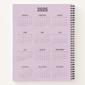 Minimalistisch Zen landschap Notitieboek (Achterkant)