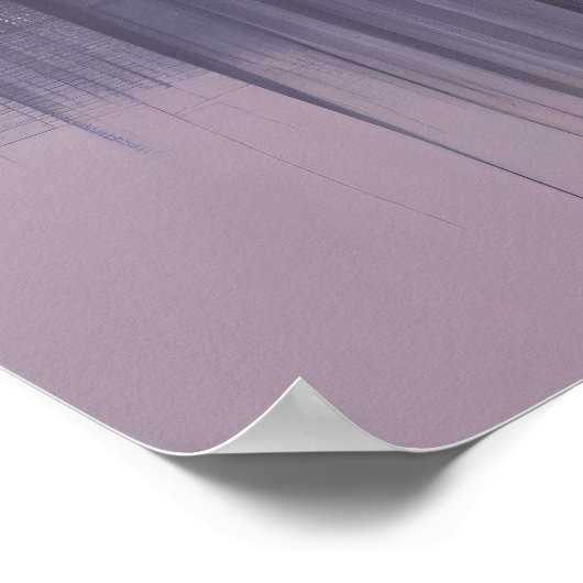 Minimalistisch Zen landschap Poster (Hoek)