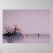 Minimalistisch Zen landschap Poster (Voorkant)