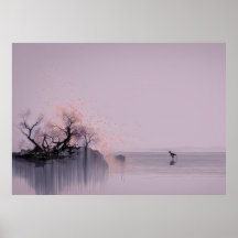 Minimalistisch Zen landschap