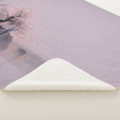 Minimalistisch Zen landschap Sherpa Deken (3/4)