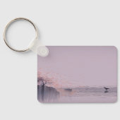 Minimalistisch Zen landschap Sleutelhanger (Achterkant)