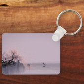 Minimalistisch Zen landschap Sleutelhanger (Voorkant)
