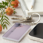 Minimalistisch Zen landschap Sleutelhanger (Voorkant Rechts)