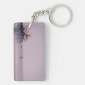 Minimalistisch Zen landschap Sleutelhanger (achterkant)