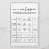 Minimalistisch zoeken naar de game vrijgezellenfee flyer (Voorkant)