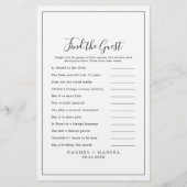 Minimalistisch zoeken naar het gastweddenschap flyer (Voorkant)