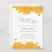 Minimalistisch zoet als kan honing Baby shower Kaart (Voorkant)