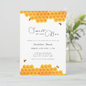 Minimalistisch zoet als kan honing Baby shower Kaart (Staand voorkant)