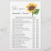 Minimalistisch zonnebloem vrijgezellenfeest Schoen (Voorkant)