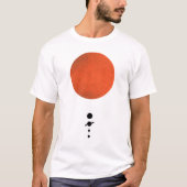 Minimalistisch zonnestelsel t-shirt (Voorkant)