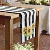 Minimalistisch zonnesurbinden met zwart en wit str medium tafelloper