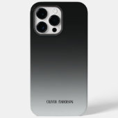 Minimalistisch zwart Case-Mate iPhone case (Achterkant)