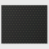 Minimalistisch zwart en goud Star of David patroon Cadeaupapier (Vlak)