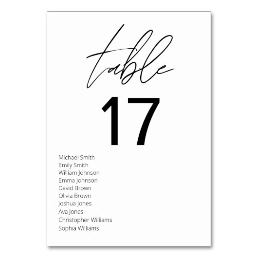 Minimalistisch zwart en wit modern huwelijk kaart (Achterkant)