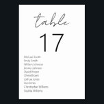 Minimalistisch zwart en wit modern huwelijk kaart<br><div class="desc">Verhoog uw huwelijksreceptie met onze minimalistische zwart-wit moderne huwelijkstafelnummers, een slanke en stijlvolle toevoeging die het moderne design naadloos combineert met tijdloze elegantie. Elk tabelnummer in dit collectie heeft een minimalistisch zwart-wit kleurenschema, wat verfijning en veelzijdigheid uitstraalt als aanvulling op elk huwelijksthema of kleurenpalet. Deze met precisie vervaardigde tabelnummers beschikken...</div>