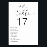 Minimalistisch zwart en wit modern huwelijk kaart<br><div class="desc">Verhoog uw huwelijksreceptie met onze minimalistische zwart-wit moderne huwelijkstafelnummers, een slanke en stijlvolle toevoeging die het moderne design naadloos combineert met tijdloze elegantie. Elk tabelnummer in dit collectie heeft een minimalistisch zwart-wit kleurenschema, wat verfijning en veelzijdigheid uitstraalt als aanvulling op elk huwelijksthema of kleurenpalet. Deze met precisie vervaardigde tabelnummers beschikken...</div>