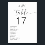 Minimalistisch zwart en wit modern huwelijk kaart<br><div class="desc">Verhoog uw huwelijksreceptie met onze minimalistische zwart-wit moderne huwelijkstafelnummers, een slanke en stijlvolle toevoeging die het moderne design naadloos combineert met tijdloze elegantie. Elk tabelnummer in dit collectie heeft een minimalistisch zwart-wit kleurenschema, wat verfijning en veelzijdigheid uitstraalt als aanvulling op elk huwelijksthema of kleurenpalet. Deze met precisie vervaardigde tabelnummers beschikken...</div>