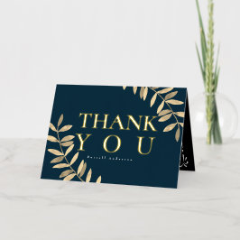 Minimalistisch zwart folie wenskaart