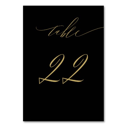 Minimalistisch Zwart Goud Elegant Script 22 Bruilo Kaart (Achterkant)