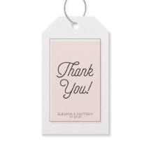 Minimalistisch zwart kleurenblok Dank u