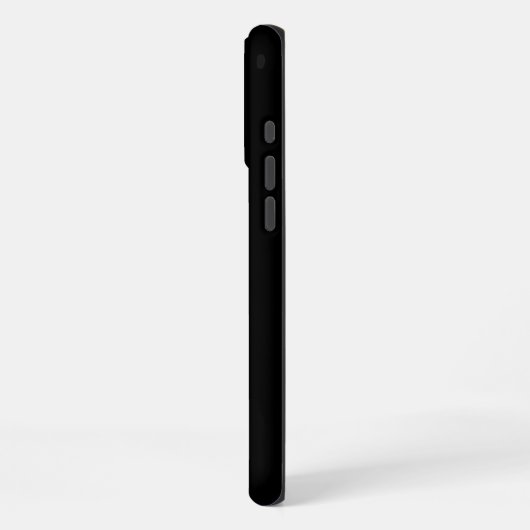 Minimalistisch Zwart Professioneel Modern iPhone Hoesje (Linkerkant)