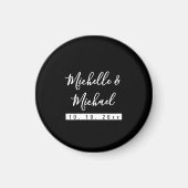 Minimalistisch Zwart Professioneel Modern Magneet (Voorkant)