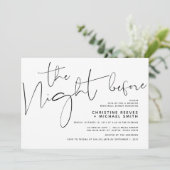 Minimalistisch zwart-Script bruiloft repetitief av Kaart (Staand voorkant)