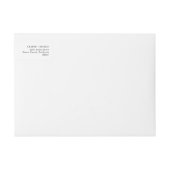 Minimalistisch zwart script bruiloft viering (Voorkant)