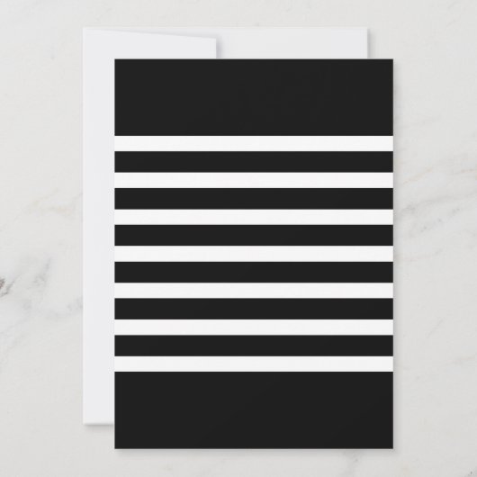 Minimalistisch zwart wit 3 foto Afstuderen Kaart (Achterkant)