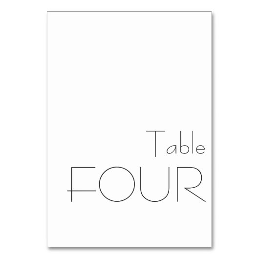 Minimalistisch zwart-wit, afgespeelde Typografie F Kaart (Achterkant)