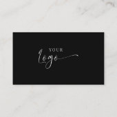 Minimalistisch zwart-wit gaat naar Win Raffle Tick Plaatskaartje (Achterkant)