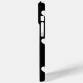 Minimalistisch zwart-wit hartpatroon Case-Mate iPhone case (Achterkant / Links)