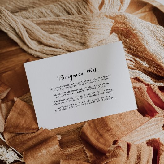 Minimalistisch zwart-wit informatiekaartje