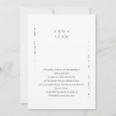 Minimalistisch zwart-wit kaart (Voorkant)