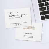 Minimalistisch zwart wit met dank aan Coupon Visitekaartje