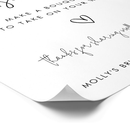 Minimalistisch zwart-wit met ventilator en hartsla poster (Hoek)