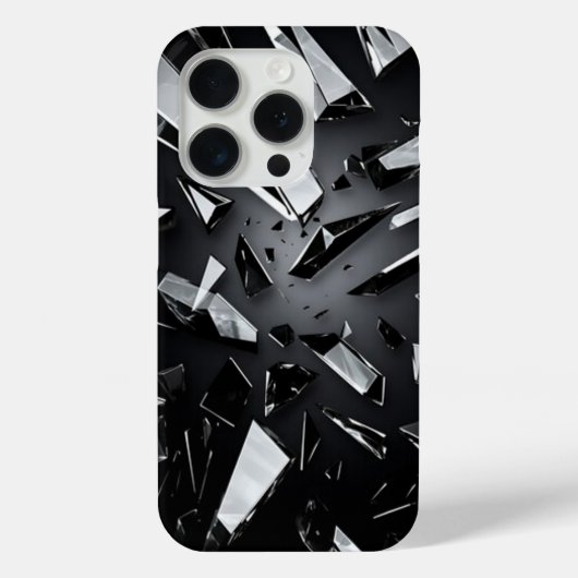 Minimalistisch zwart-wit modern Hoesje-Ma Case-Mate iPhone Case (Achterkant)